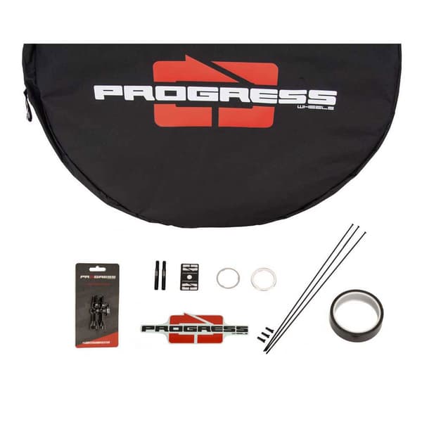 Progress E-allroad 700c 6b Disc Tubeless Hjulpar För Cykel Silver 12 x 100 / 12 x 142 mm / Sram XD