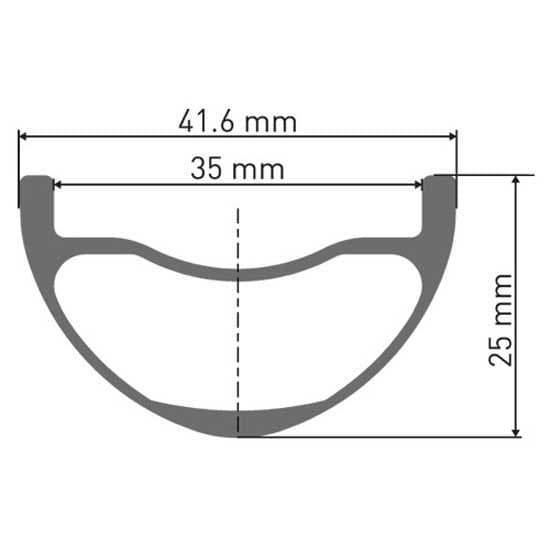 Dt Swiss Hxc 1501 Spline One 35 27.5´´ 6b Disc Boost Hockless Tubeless Maastopyörän Etupyörä Hopeinen 15 x 110 mm
