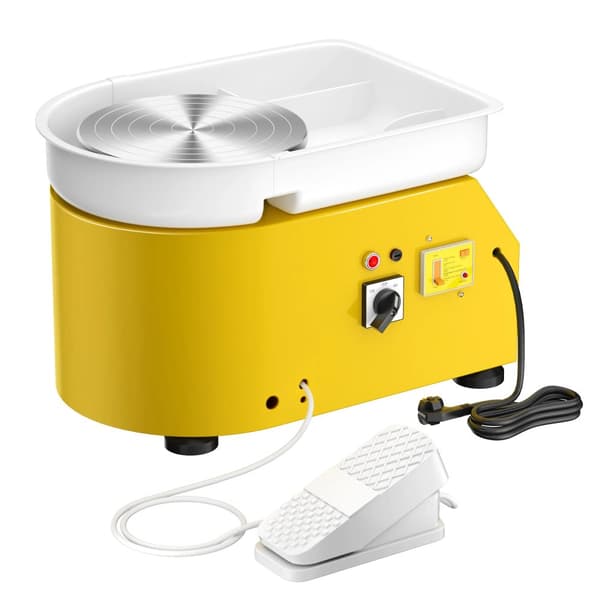 Elektrisk Pottemaskine, Børsteløs Motor, Pedal Kontrol,EU STIK 220V-b