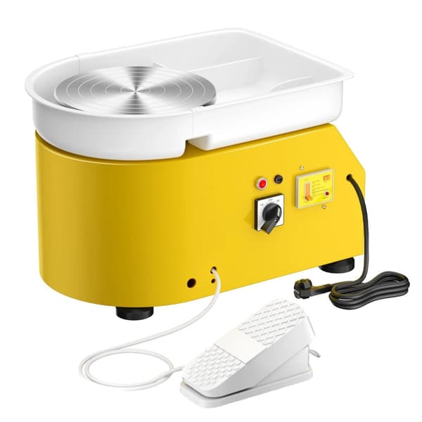 Elektrisk Pottemaskine, Børsteløs Motor, Pedal Kontrol,EU STIK 220V-b