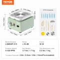 Miniatyrbillede 2 af 2: Mini Pottemager, Justerbar Hastighed 0-320 Omdr./min, Kompakt Design, Letvægtskonstruktion,Grøn