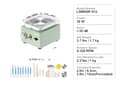 Miniatyrbillede 1 af 2: Mini Keramikhjul, Justerbar hastighed op til 320 RPM, 2,2 lbs lerkapacitet,30 W