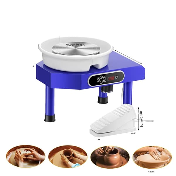 Elektrisk drejskiva, 25cm skivdiameter, 350W effekt,EU-kontakt 220V