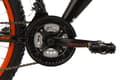 Miniatyrbillede 3 af 9: Full Suspension Mountain Bike 26" Bliss Black-Orange 21 Gear KS Cycling