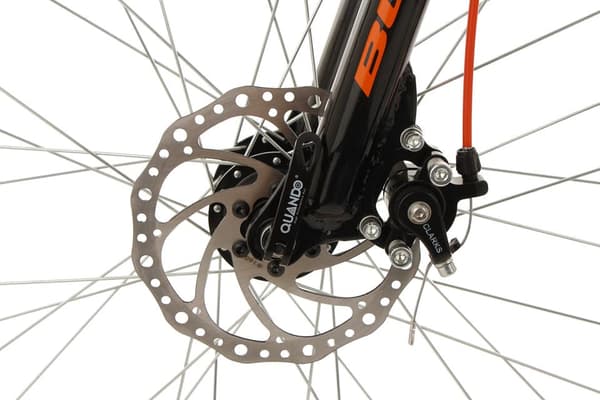 Full Suspension Mountain Bike 26" Bliss Black-Orange 21 Gear KS Cycling