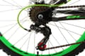 Miniatyrbillede 3 af 8: Kids' Mountain Bike 24" Bliss Black-Green 18 Gear Frame Size 38 cm