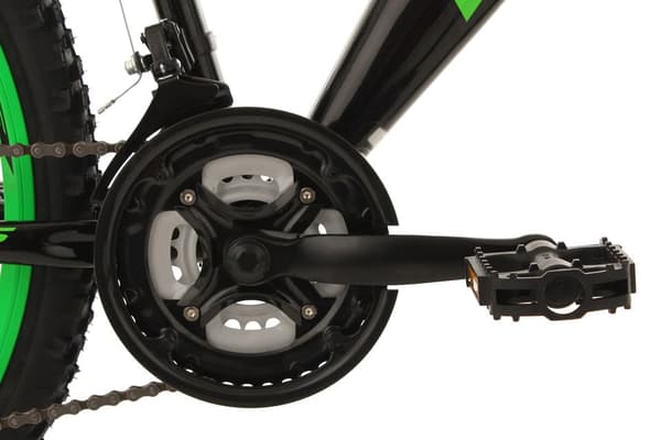 Full Suspension Mountain Bike 26" Bliss Black-Green 21 Gear KS Cycling