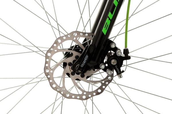 Full Suspension Mountain Bike 26" Bliss Black-Green 21 Gear KS Cycling
