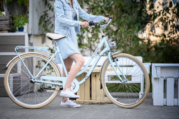 Ladies' City Bike 28" Casino Blue 6 Gear KS Cycling