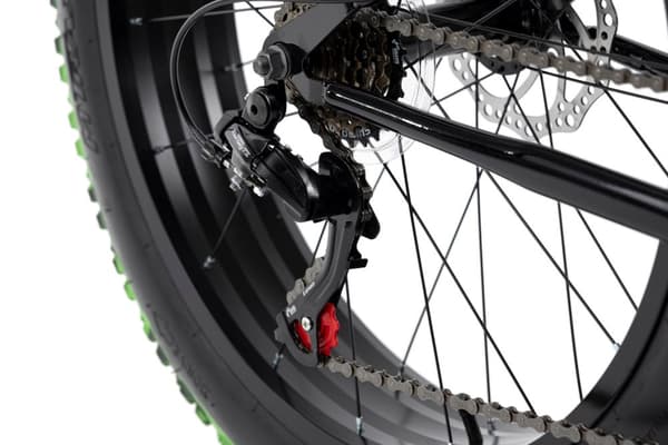 Mountain bike fat bike 24 '' SNW2458 black-red / black-green frame size 38 cm KS Cycling
