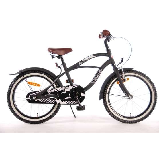 Børnecykel Volare Cruiser 18 tommer (mat sort)