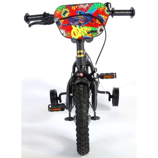 Batman børnecykelcruiser 12 tommer - træningshjul (sort)