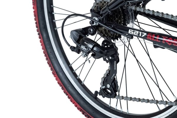 Mountainbike Fully 24'' ATB Crusher black-red 36 cm KS Cycling