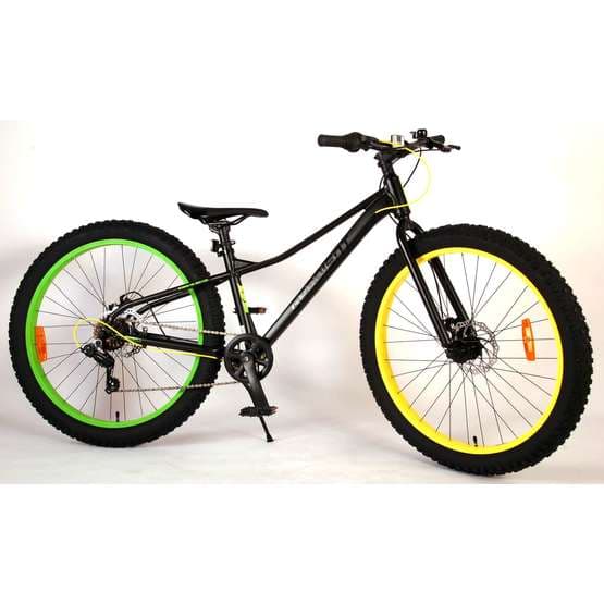 Volare - Lasten pyörä - Gradient 26" 7 Gears musta/keltainen/vihreä