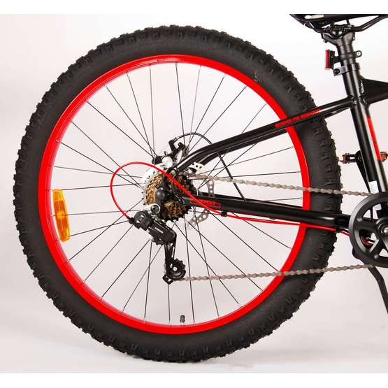 Volare - Lasten pyörä - Gradient 26" 7 Gears Matt Black Orange