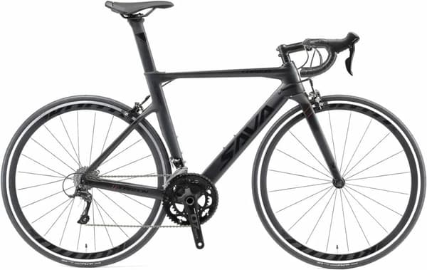 SAVA Warwind5.0 Carbon racercykel 700C Shimano105 R7000 22 Grå 52 cm