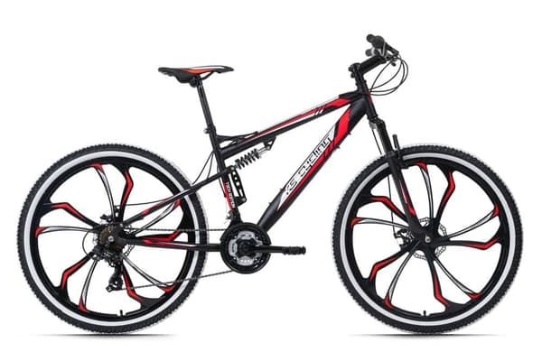 Mountainbike Fully 27,5" Scrawler Black-Red Cycling