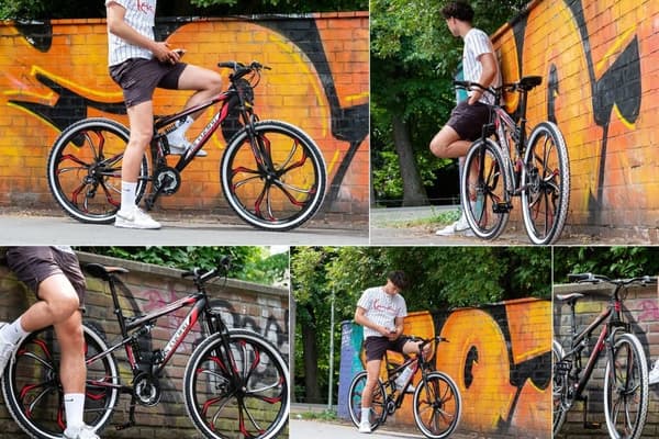 Mountainbike Fully 27,5" Scrawler Black-Red Cycling