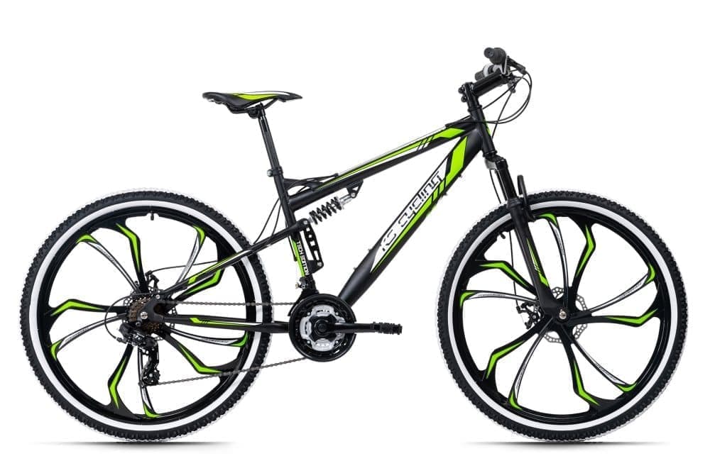 Mountainbike Fully 27.5" Scrawler Black-Green KS Cycling