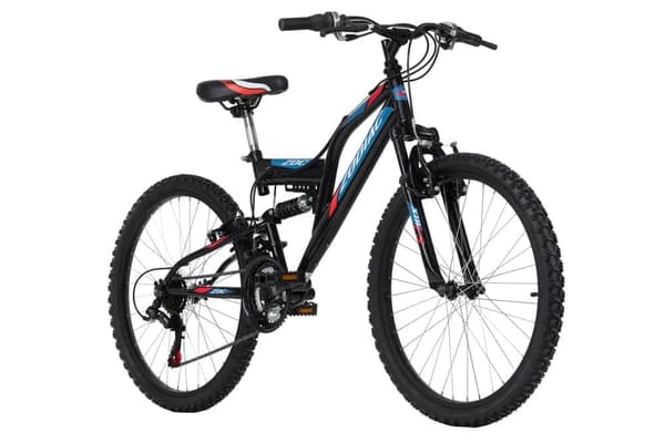 Kids mountain bike Fully 24'' Zodiac KS Cycling black-red