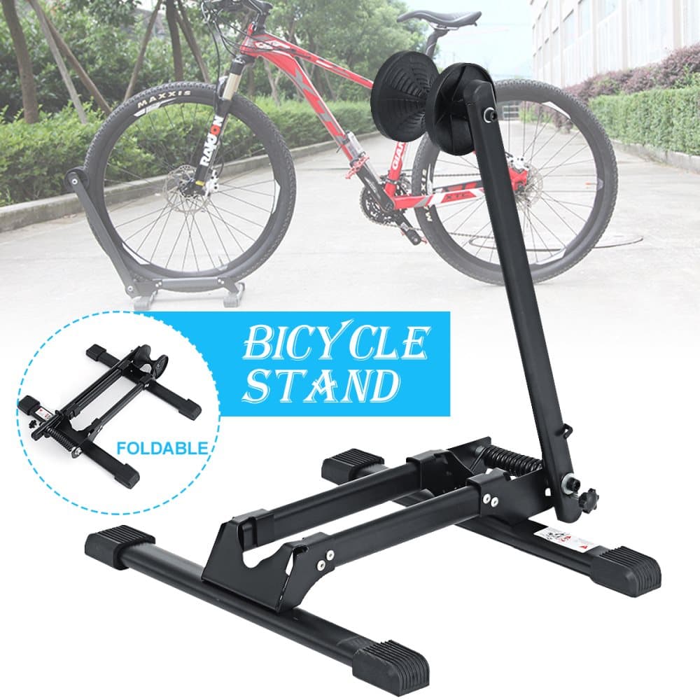 Cykelhållare Golv Parkering Display Stativ Förvaring Aluminiumlegering Garage