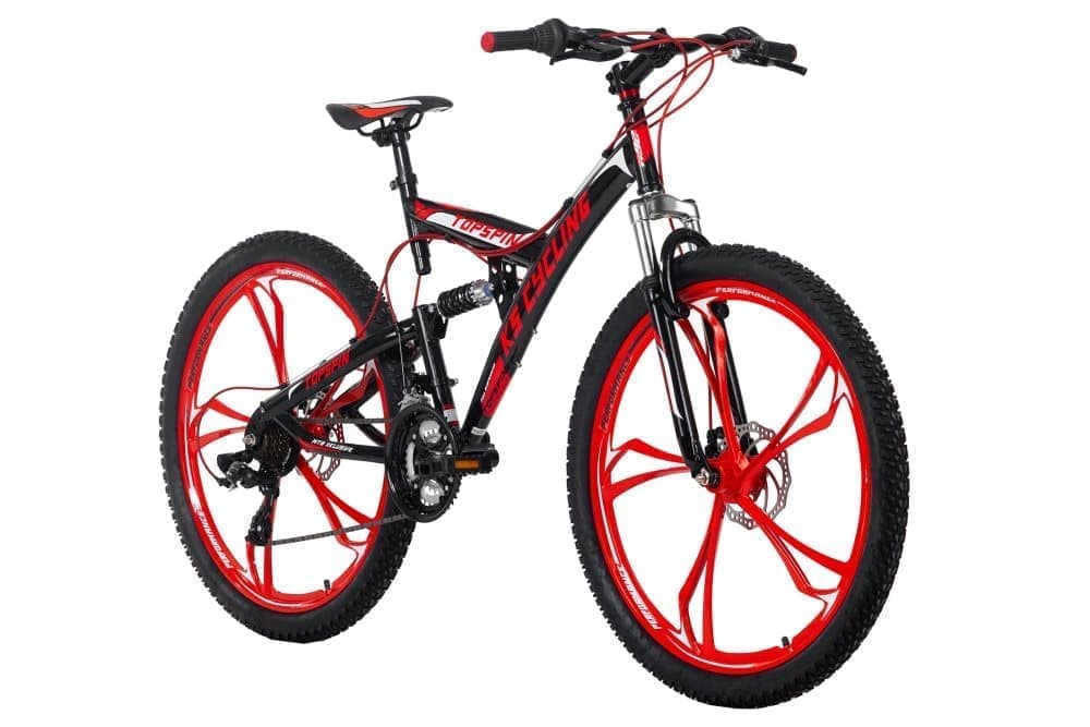 Mountainbike Fully 26'' Topspin black-red KS Cycling