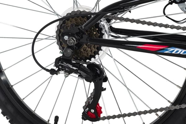 Children's bike Fully 24'' ATB Zodiac black-red RH 38 cm KS Cycling
