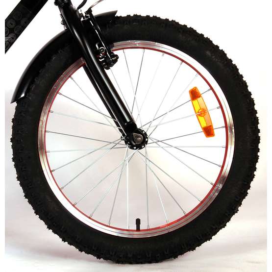 Volare - Barncykel - Spiderman 20" Handbroms Svart