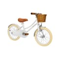Miniatyrbild 2 av 6: Banwood Classic Barncykel 16 tum - Stödhjul, Cykelkorg (Vit)