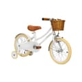 Miniatyrbild 1 av 6: Banwood Classic Barncykel 16 tum - Stödhjul, Cykelkorg (Vit)