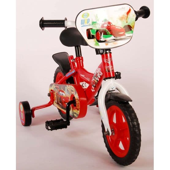 Disney Cars børnecykel 10 tommer Deluxe - Træningshjul