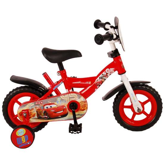 Disney Cars børnecykel 10 tommer Deluxe - Træningshjul