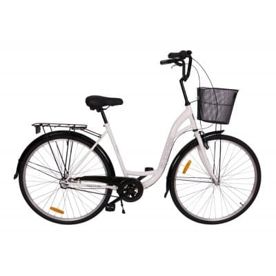 Damcykel Shopper - 28" Vit 3 växlar
