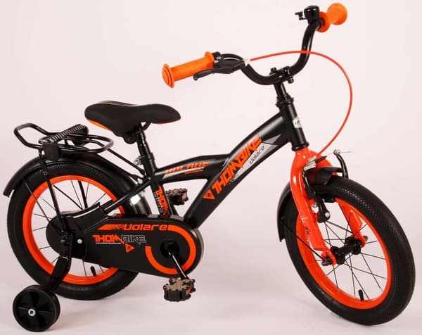 Volare Thombike Barncykel - Pojkar - 14 tum - Svart Orange