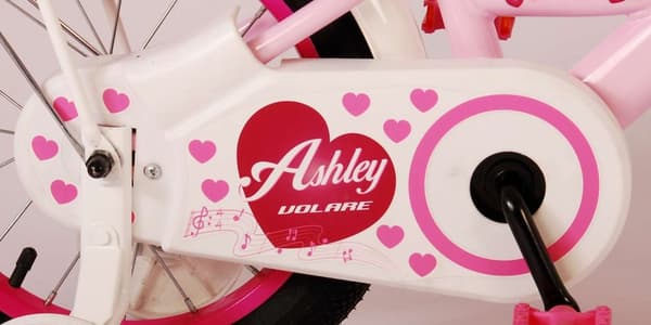 Volare Ashley lasten polkupyörä - tytöille - 14 tuumaa - vaaleanpunainen