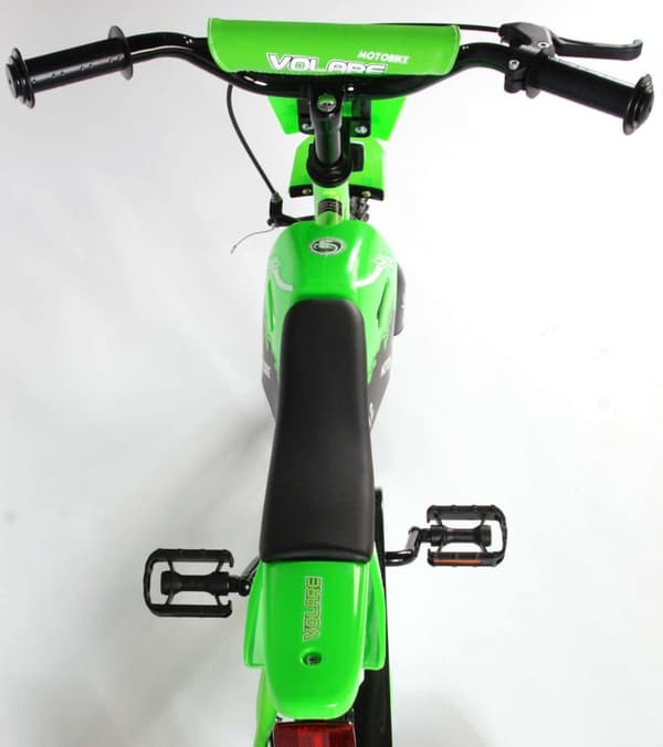 Volare Motorcykel Barncykel - Pojkar - 12 tum - Grön - 95 % monterad