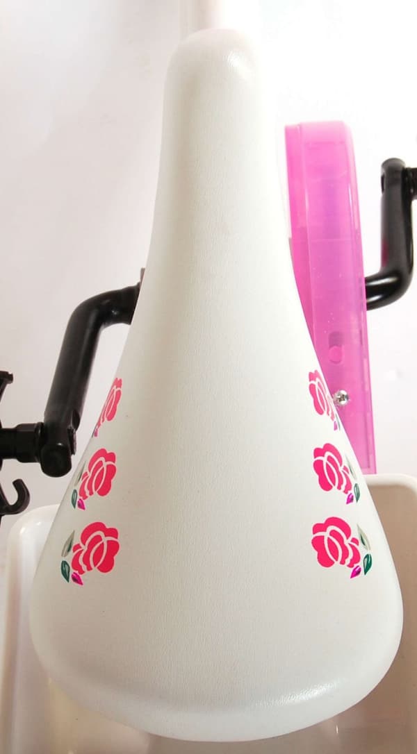 Volare Rose børnecykel - piger - 16 tommer - Pink/hvid - 95% samlet