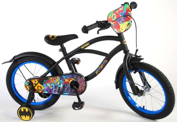 Batman Barncykel - Pojkar - 16 tum - Svart