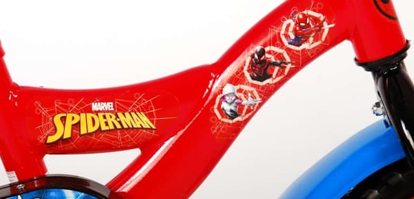 Spider-Man barncykel - Pojkar - 10 tum - Röd/Blå - Go-getter