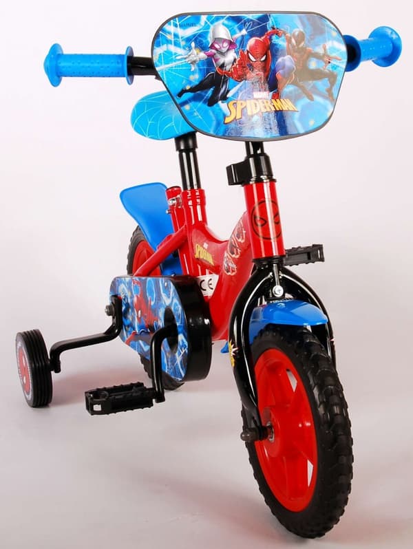 Spider-Man barncykel - Pojkar - 10 tum - Röd/Blå - Go-getter