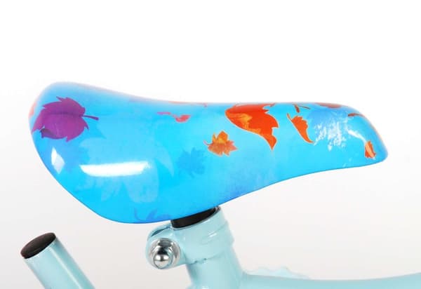 Disney Frozen 2 børnecykel - piger - 10 tommer - blå / lilla - dørfælder - inkl. kurv
