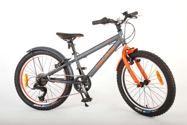 Volare Rocky børnecykel - 20 tommer - Grå Orange - 6 gear