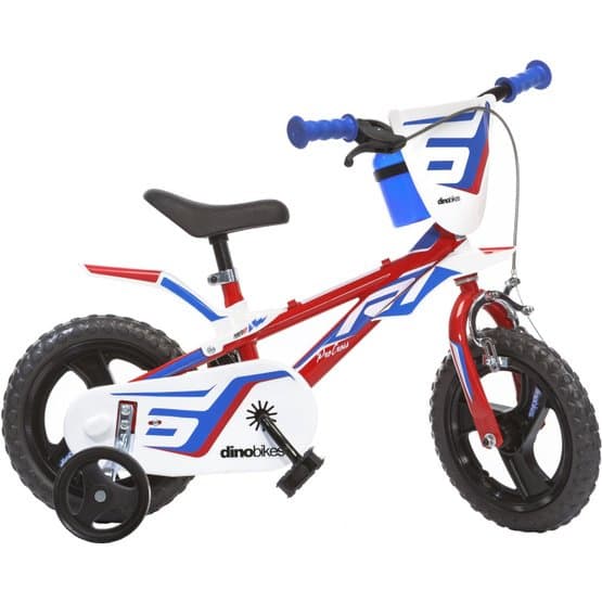 Dino - Lasten pyörä - R1 12 tuuman 21 cm kiinteä vaihde punainen
