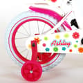 Miniatyrbillede 3 af 7: Volare børnecykel Ashley - 14 tommer - Rød/Hvid - Inklusiv cykelhjelm og tilbehør