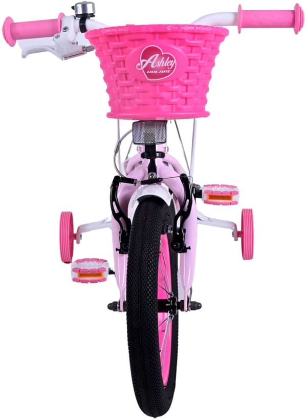 Volare børnecykel Ashley - 14 tommer - Pink - Inklusiv WAYS dækreparationssæt