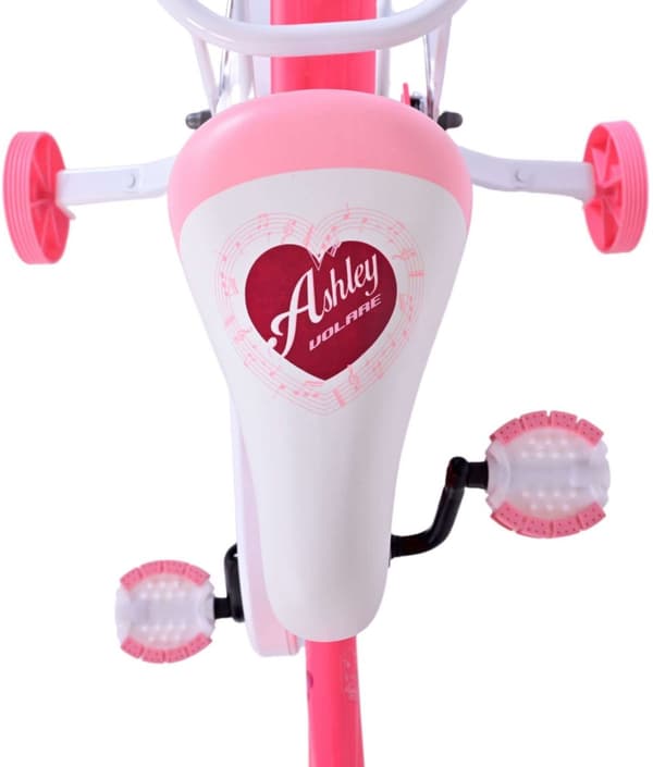 Volare barncykel Ashley - 18 tum - Rosa/röd - Inklusive WAYS däckreparationssats