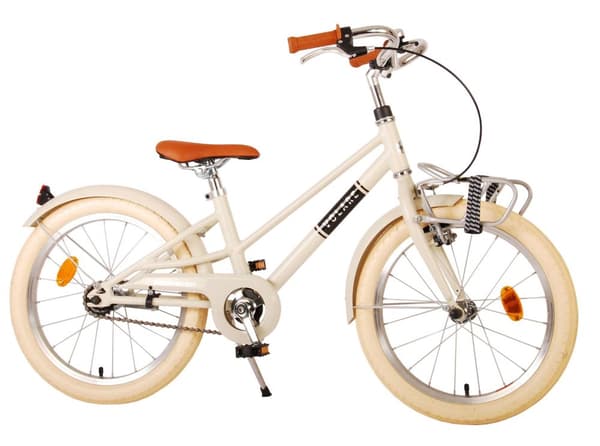 Volare børnecykelmelodi - 18 tommer - Sand - Inklusiv WAYS dækreparationssæt