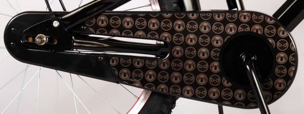Volare barncykel Spider-Man - 20 tum - Svart - Två handbromsar - Inklusive cykelhjälm och tillbehör