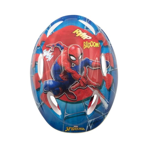 Volare barncykel Spider-Man - 20 tum - Svart - Två handbromsar - Inklusive cykelhjälm och tillbehör