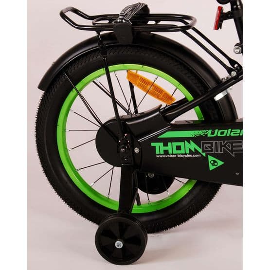 Volare - Lasten polkupyörä - Thombike 16 tuuman vihreä - Jalkajarru